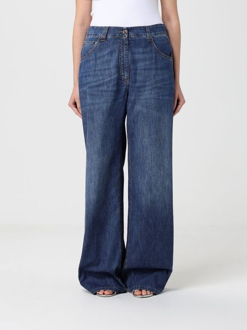 Jeans Woman color Denim