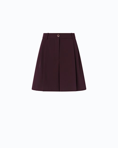 Flared tailored shorts - 36