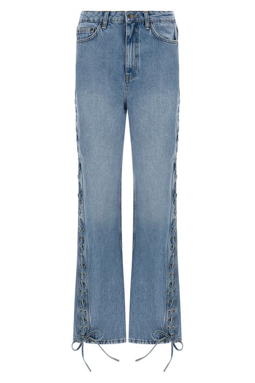 'Twisted Lacing' Jeans