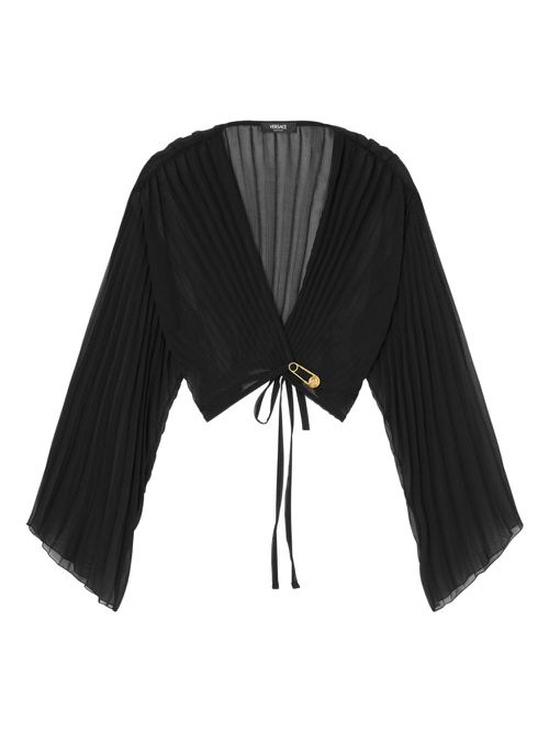 Pleated blouse - Black