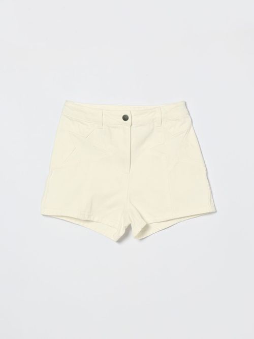 Shorts Kids color Yellow Cream
