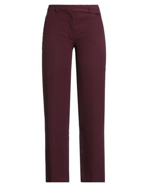 Woman Pants Burgundy Size 4 Viscose, Elastane