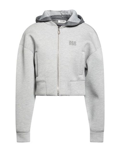 Woman Sweatshirt Light grey Size 1 Viscose