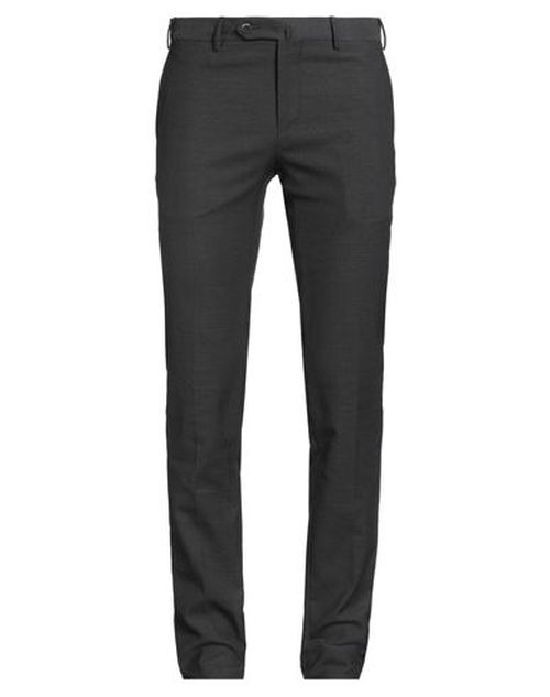 Man Pants Charcoal Size 34 Cotton, Virgin Wool, Polyester, Elastane