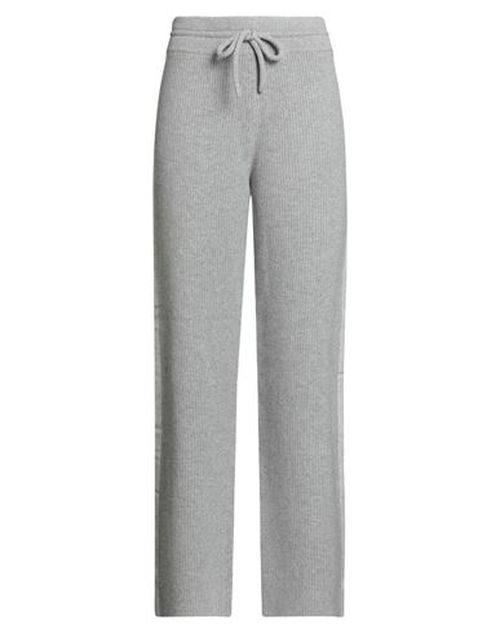 Woman Pants Light grey Size 6 Cashmere, Virgin Wool, Cotton, Linen