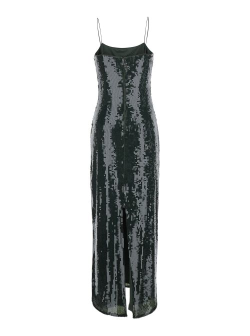 All-Over Sequin Dress — Green