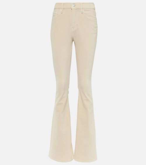 Le High Flare high-rise velvet flared jeans