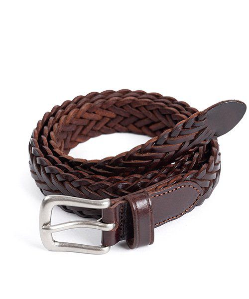 CL WOVEN LEATHER BELT