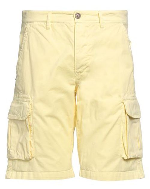 Man Shorts & Bermuda Shorts Yellow Size 30 Cotton