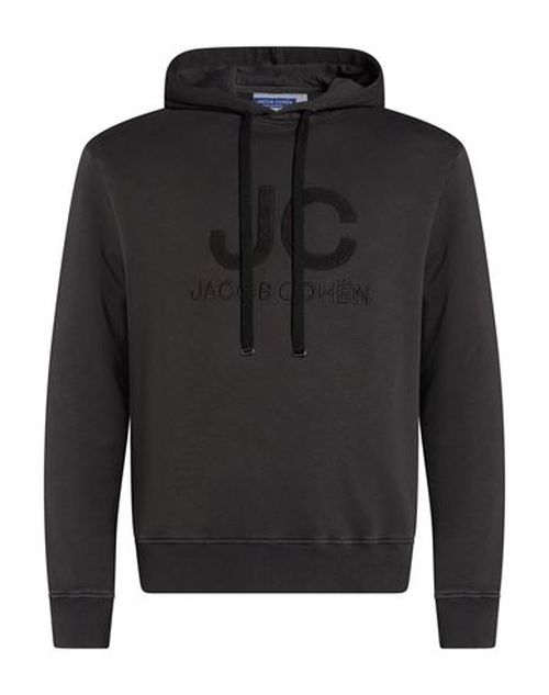 Jacob Cohёn Man Sweatshirt Charcoal Size S Cotton, Polyamide