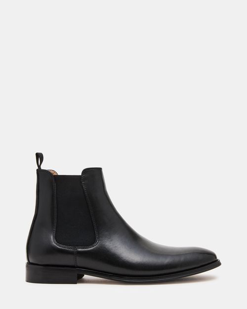 Steve Madden Women's Aldair Ankle Boots - Black - - Leather