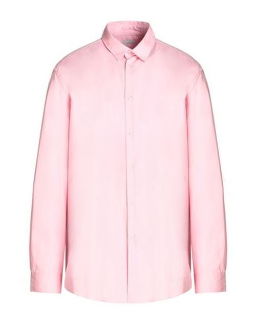 Cotton Oversize Shirt Man Shirt Pink Size L Cotton