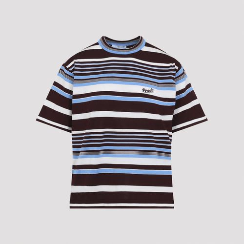 Striped Crew-neck Cotton Sweater