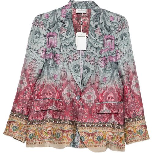 Pierre Louis Mascia Silk Single Breasted Jacket
