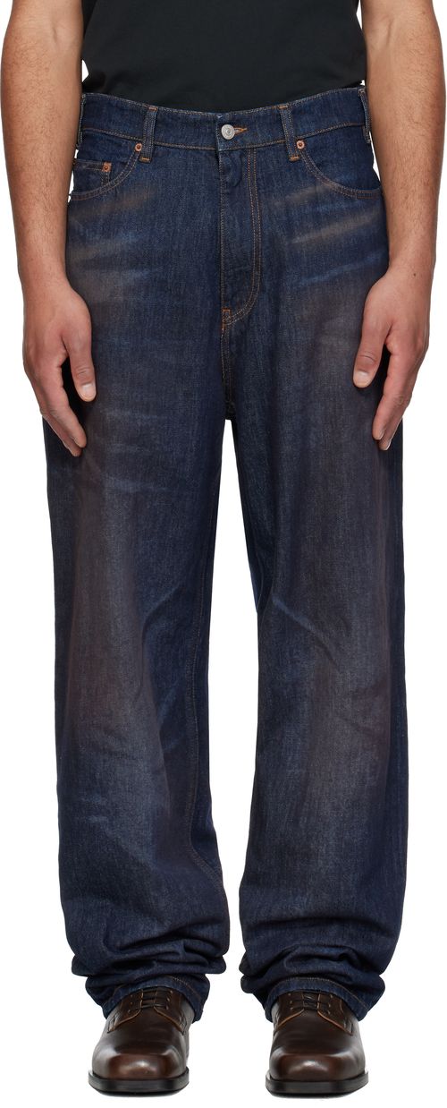 Navy Faded Jeans