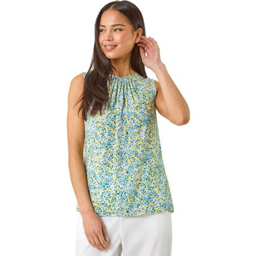 Petite Ditsy Print Shell Top