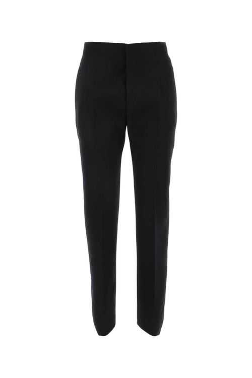 Wool Trousers — Black