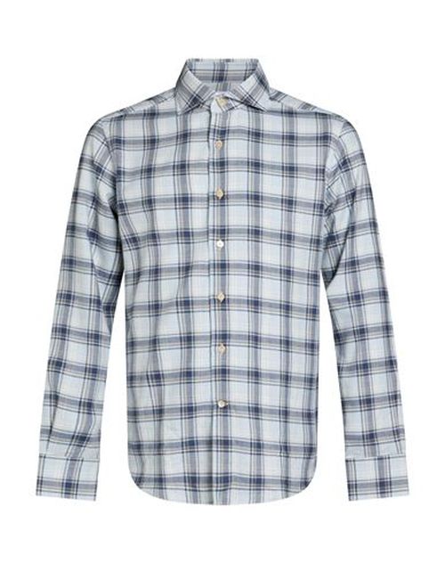 Man Shirt Light blue Size 15 ½ Cotton, Virgin Wool