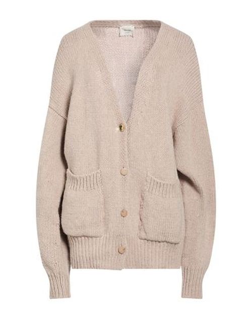 Chocolat Woman Cardigan Beige Size M Merino Wool, Cashmere