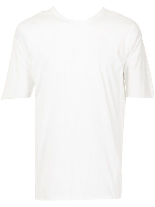 Round-neck cotton T-shirt - White
