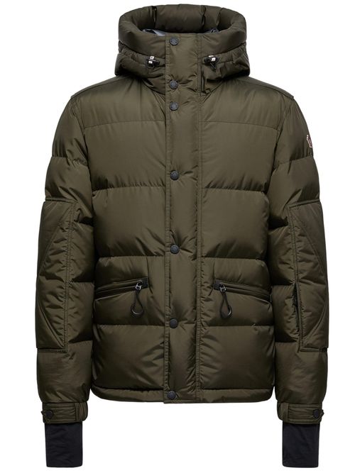 Men's Down-Filled Mini Jacket with Adjustable Hood - Size 2