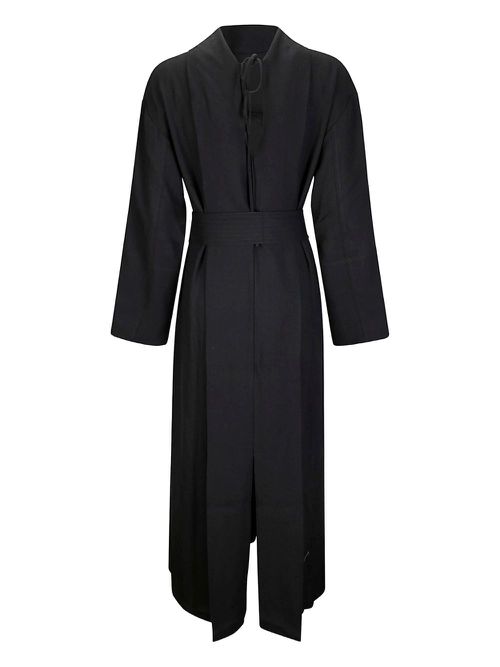 Studio Nicholson belted midi dress - Black