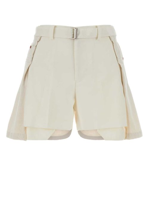 Suiting Bermudas — White