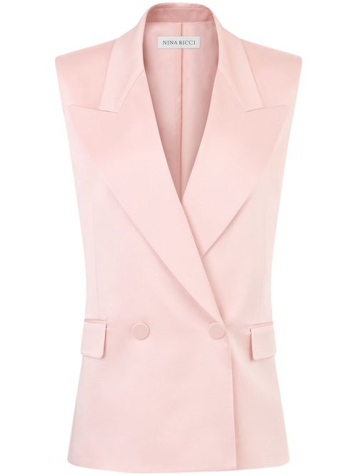 Double-breasted vest - Pink