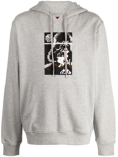War In The Stars graphic-print hoodie - Grey