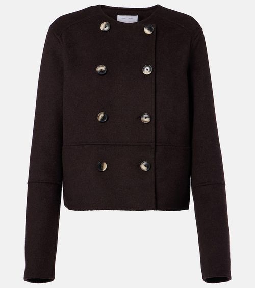 Courtney double-breasted wool-blend jacket