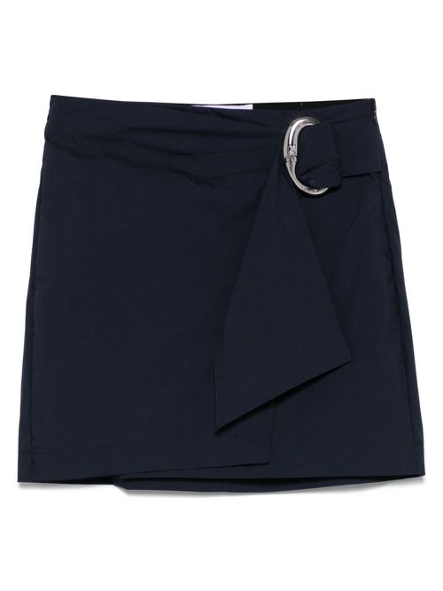 Patrizia Pepe logo plaque mini skirt - Blue