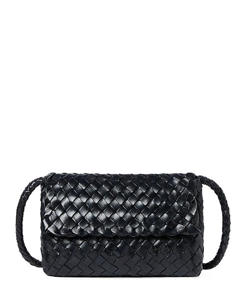 Mini Woven Leather Crossbody