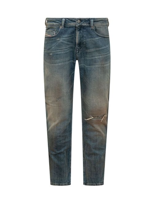 Blue Slim Mid Rise Jeans
