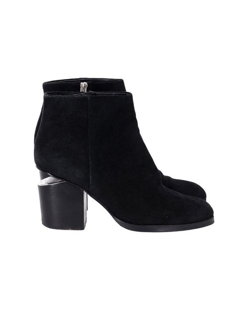 Gabi Boots in Black Suede