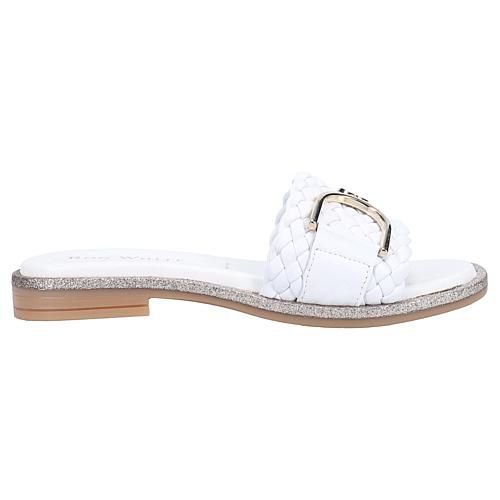Vivian Ultralight Leather Slide Sandal - Tan