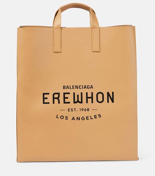 Erewhon leather tote bag