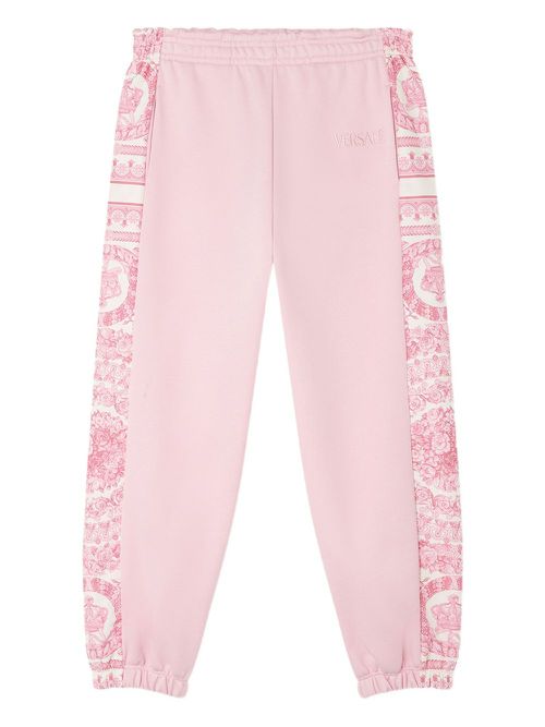 Barocco-panelled joggers - Pink