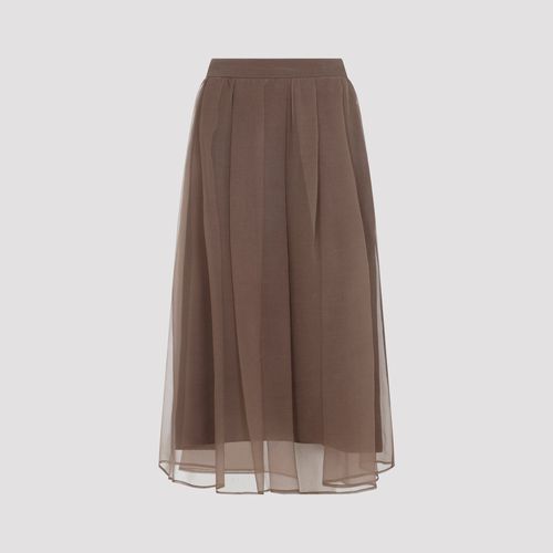 ? No - Silk Midi Skirt