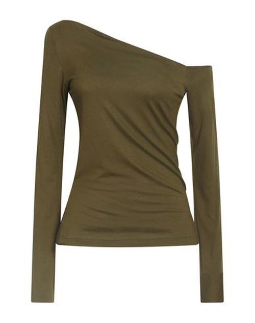 Woman Top Military green Size 10 Viscose, Elastane