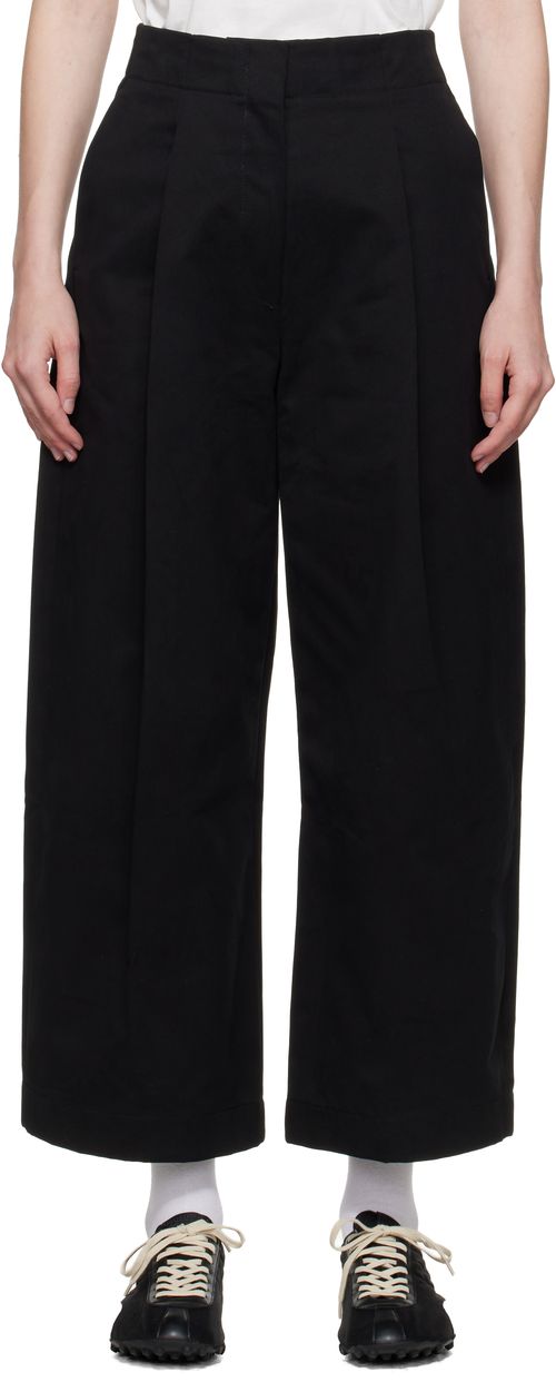 Black Dordoni Volume Trousers