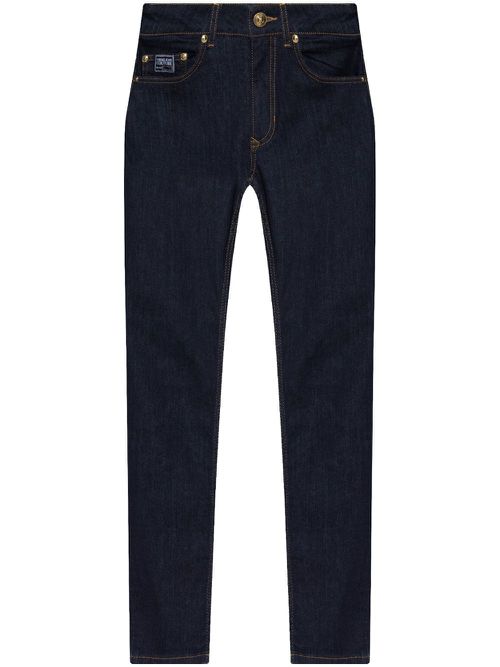 Logo-patch jeans - Blue