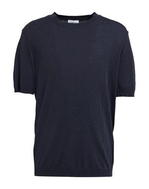 Man Sweater Midnight blue Size 3XL Cotton