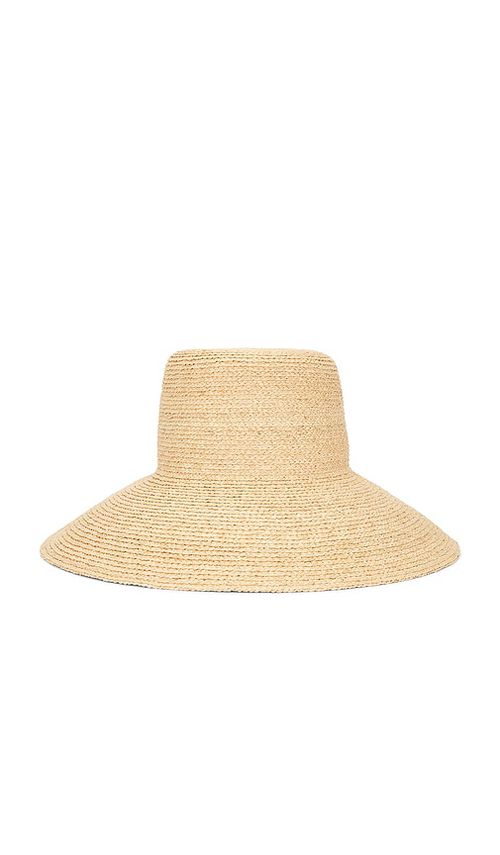 Gigi Pip Jolie Wide Boater Hat in Nude. - 61 also