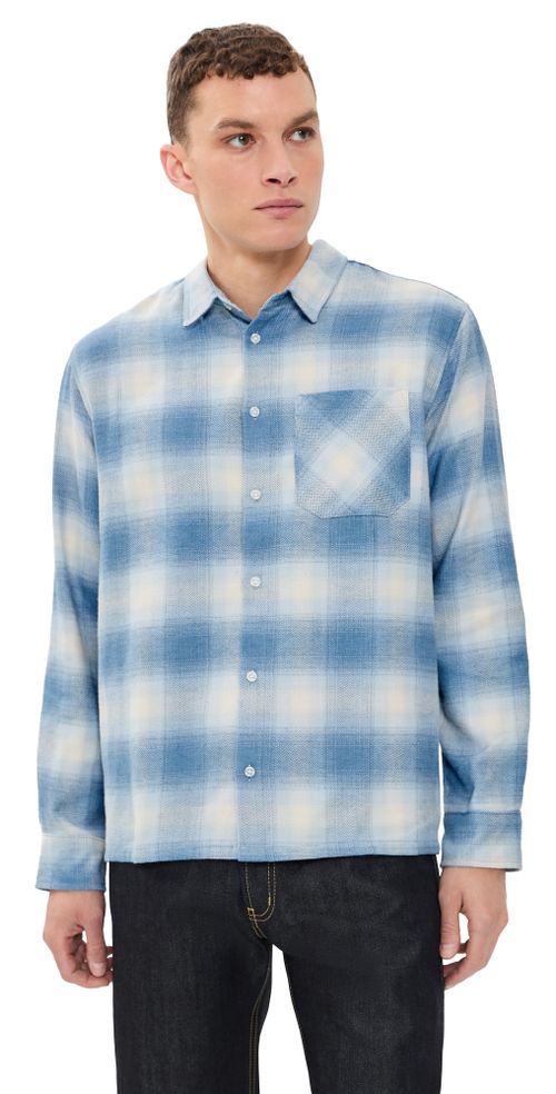 True Supple Flannel Faded Indigo