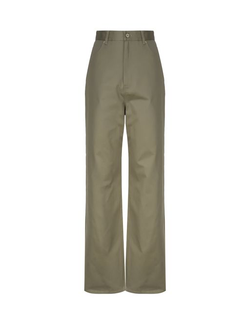 Trousers Crafted In Lightweight Cotton Drill