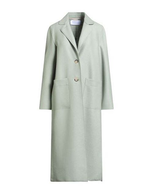 Woman Overcoat & Trench Coat Sage green Size 4 Virgin Wool