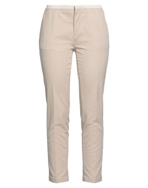 Woman Pants Sand Size 26 Cotton, Elastane