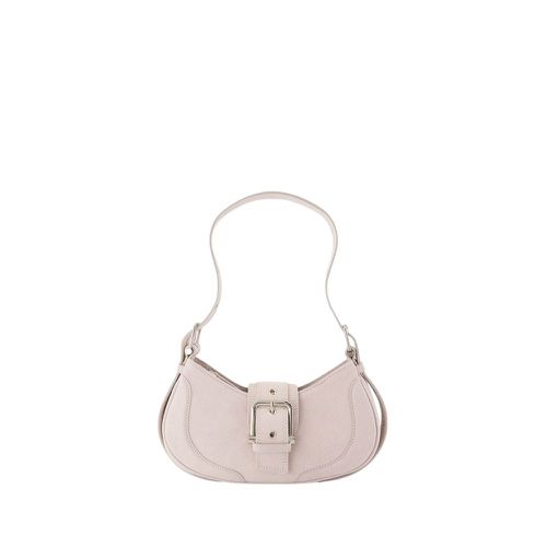 Hobo Brocle Shoulder Bag - Leather - Pink