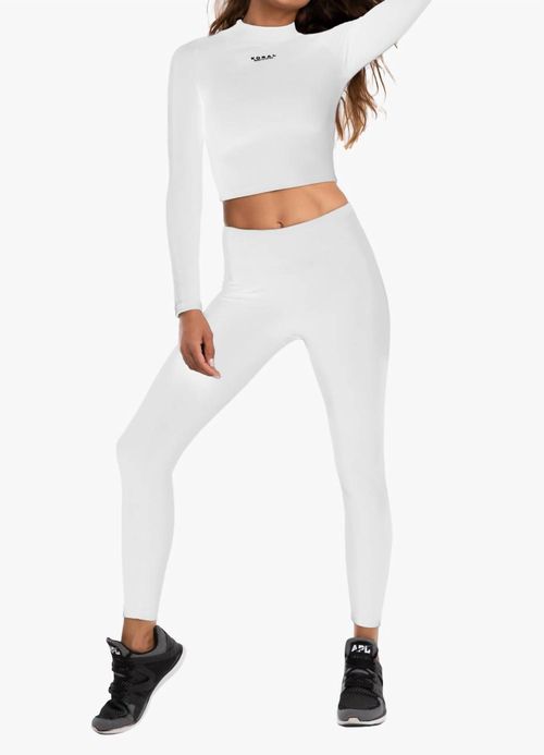 Drive High Rise Leggings In White