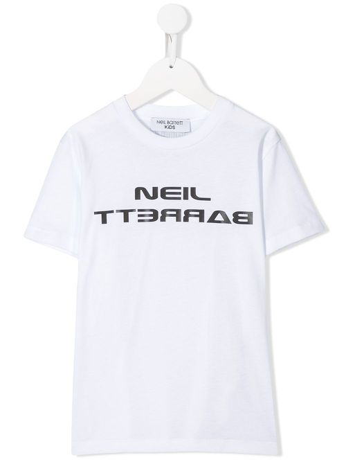 Logo print T-shirt - White